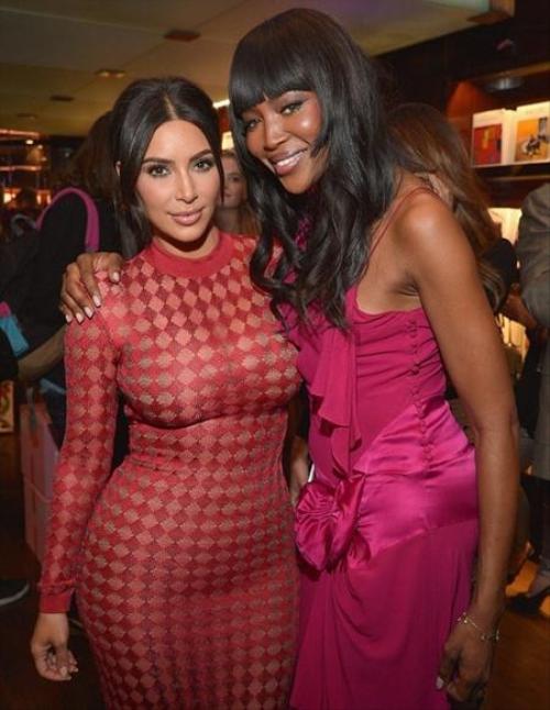 Kim Kardashian tới ủng hộ cô bạn Naomi Campbell…