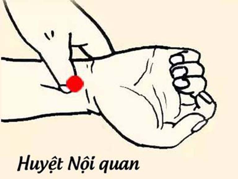 Cách massage bấm huyệt Nội quan trị những bệnh gì ?