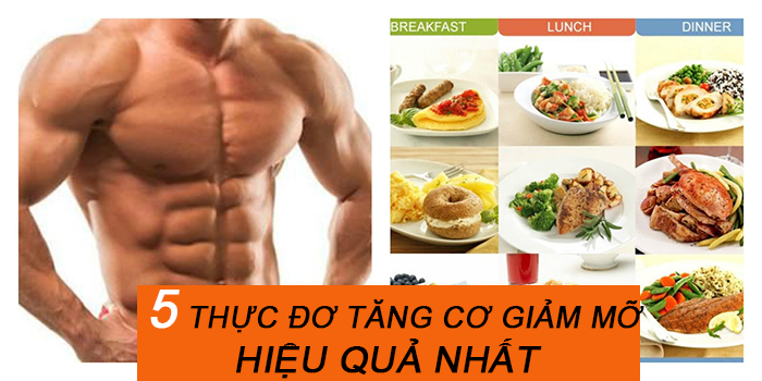 Chế độ thực đơn cho người tập gym tăng cân