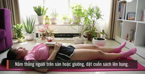 Người lười muốn giảm cân tập ngay bài tập 'nằm tại chỗ' của người Nhật