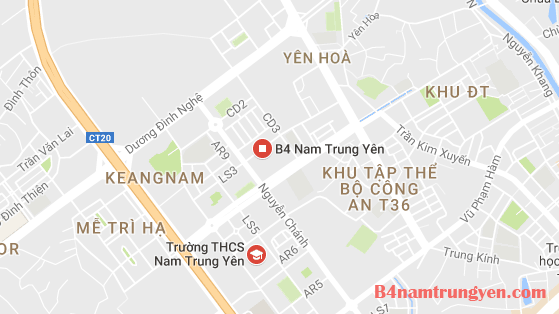 vị trí công trình ngay lập tức kề B4 nam trung yên - đơn giảnCĐTbất động sảnngười mua nhàđất xanh miền bắcBelleville Hà Nội