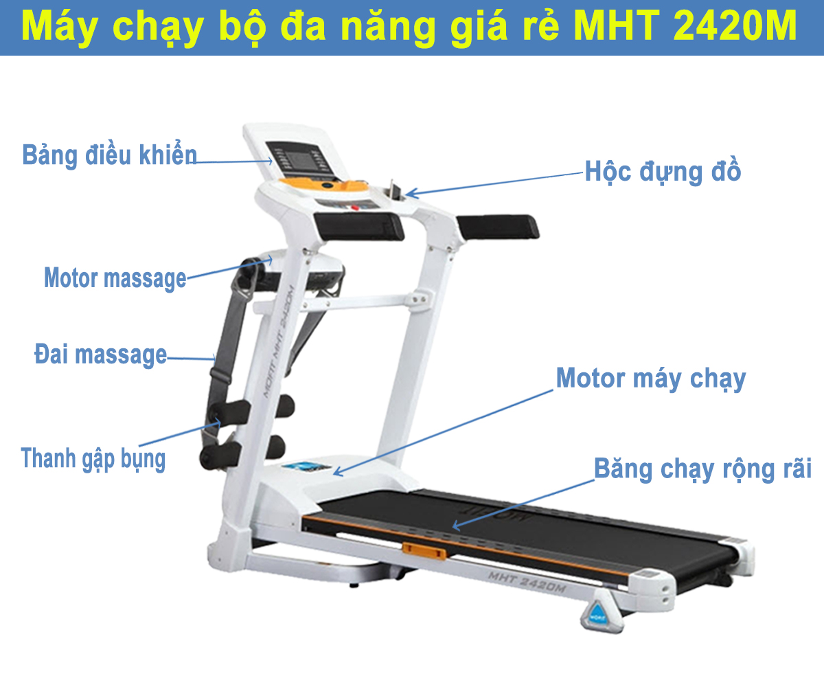 máy chạy bộ điện giá rẻ mht2420